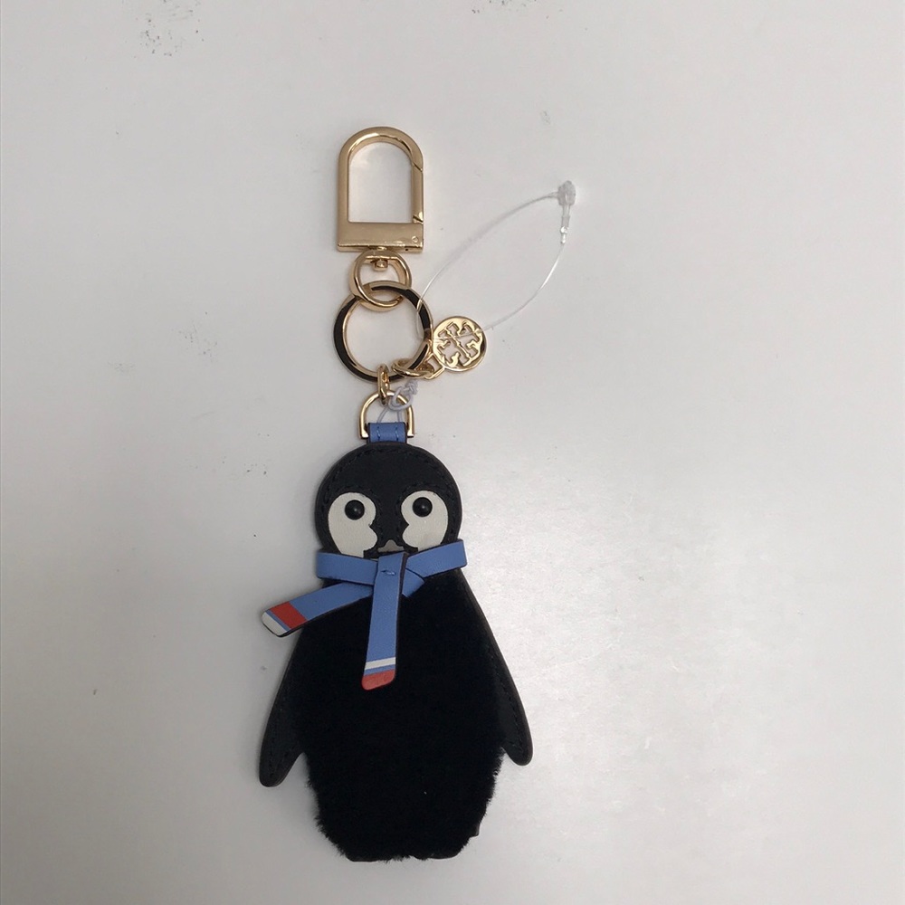 Tory Burch Pete the Penguin key chain